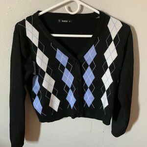 Shein Womens Small Knitted Cardigan